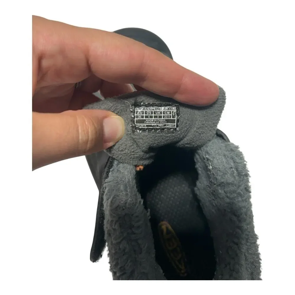 Keen Kootenay Boots Big Boys SIZE 4 Hook and Loop Hiking Gray Orange - Picture 5 of 5